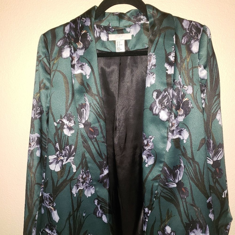 H&M Floral Iris Blazer